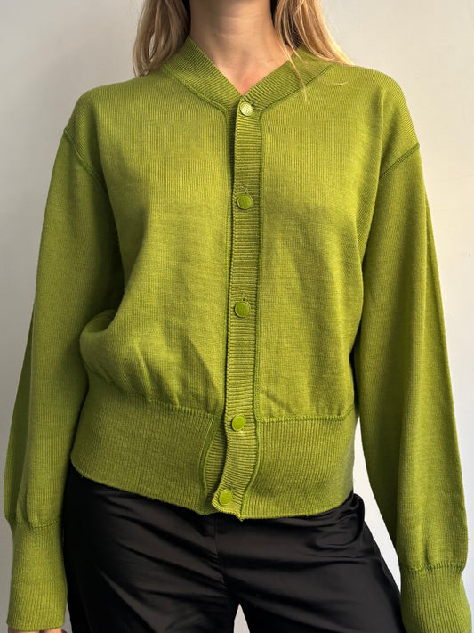 Junior Gaultier Green Cardigan