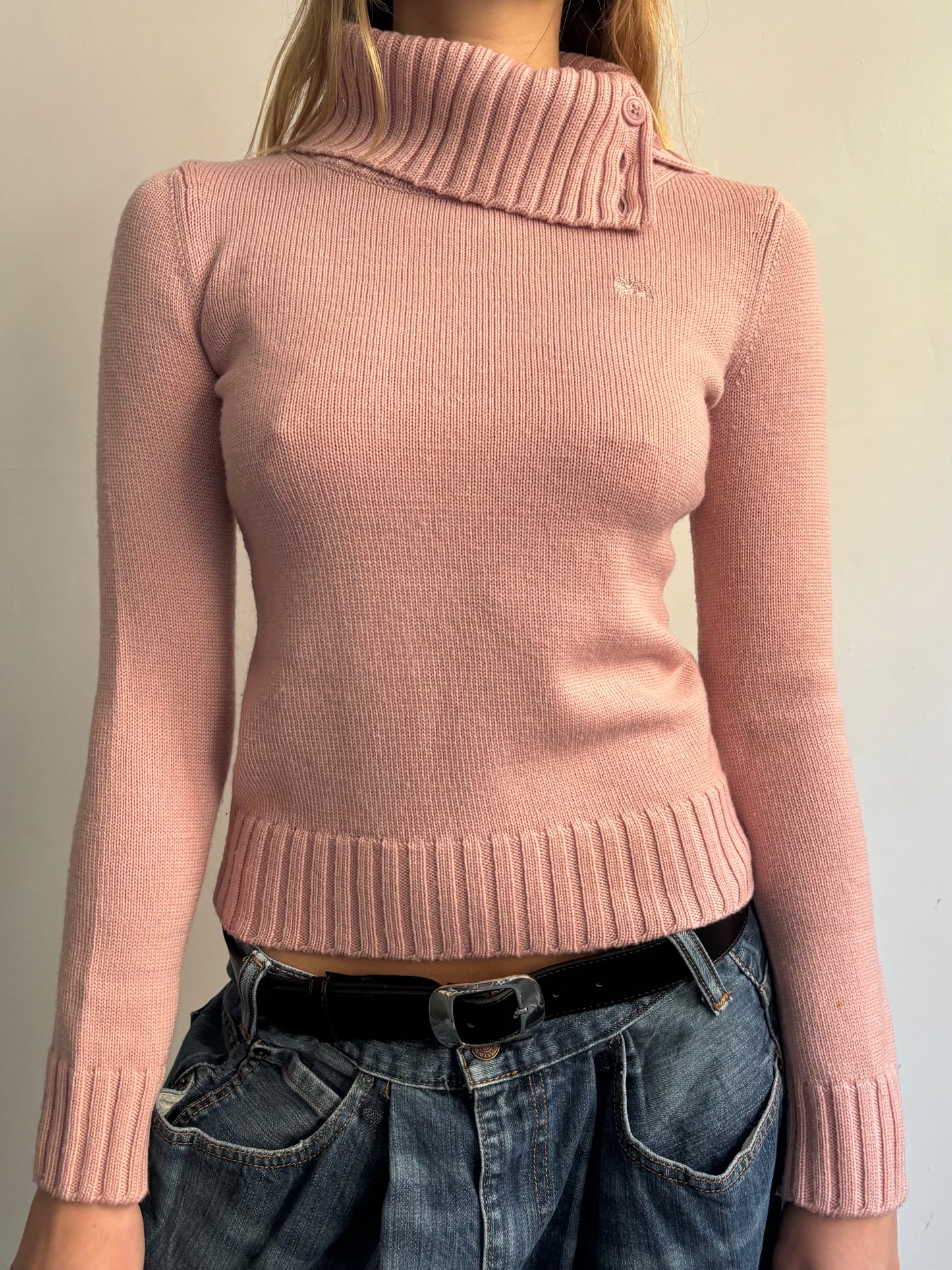 Pink Burberry Jumper