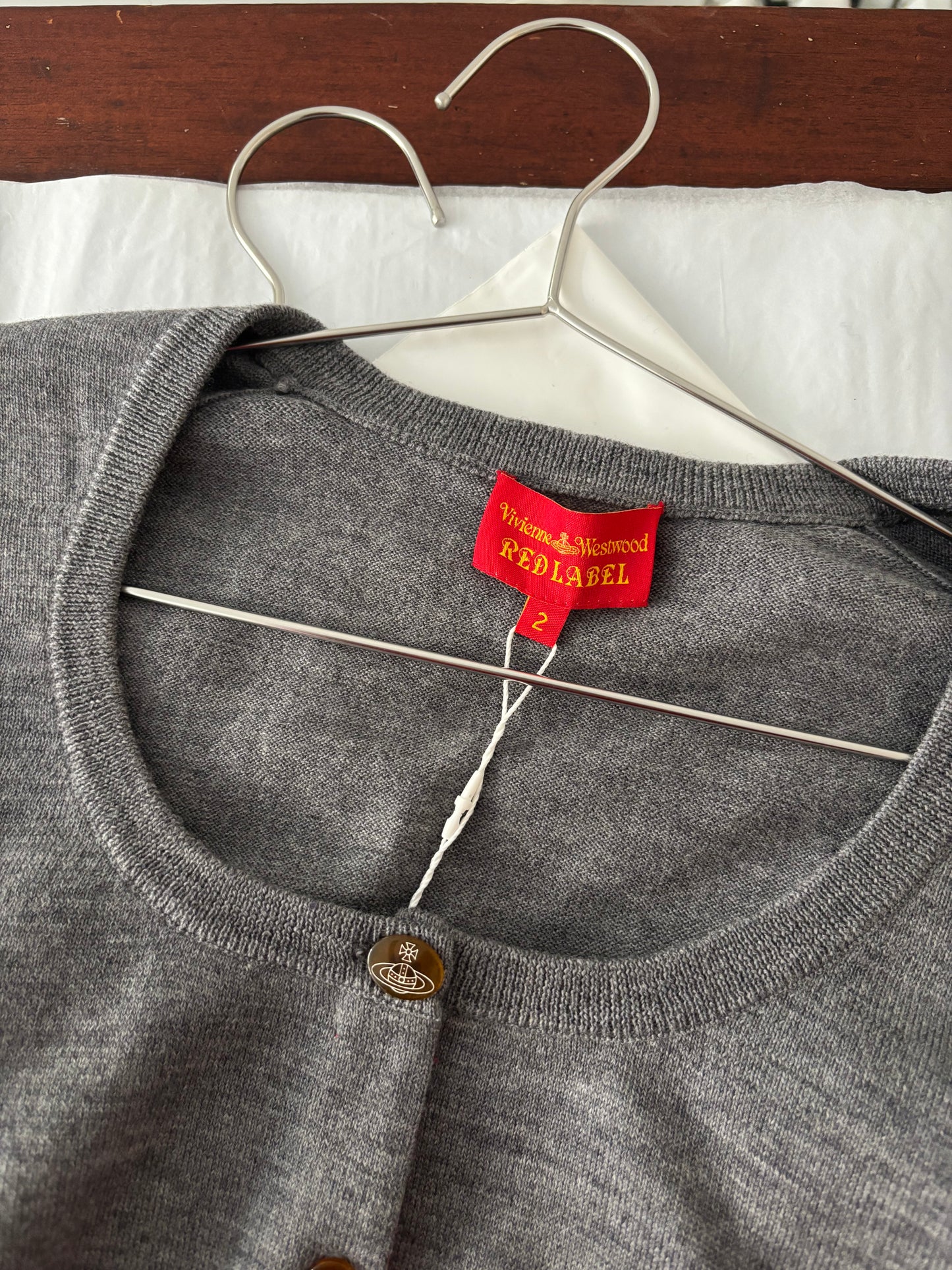 Vivienne Westwood Grey Cardigan