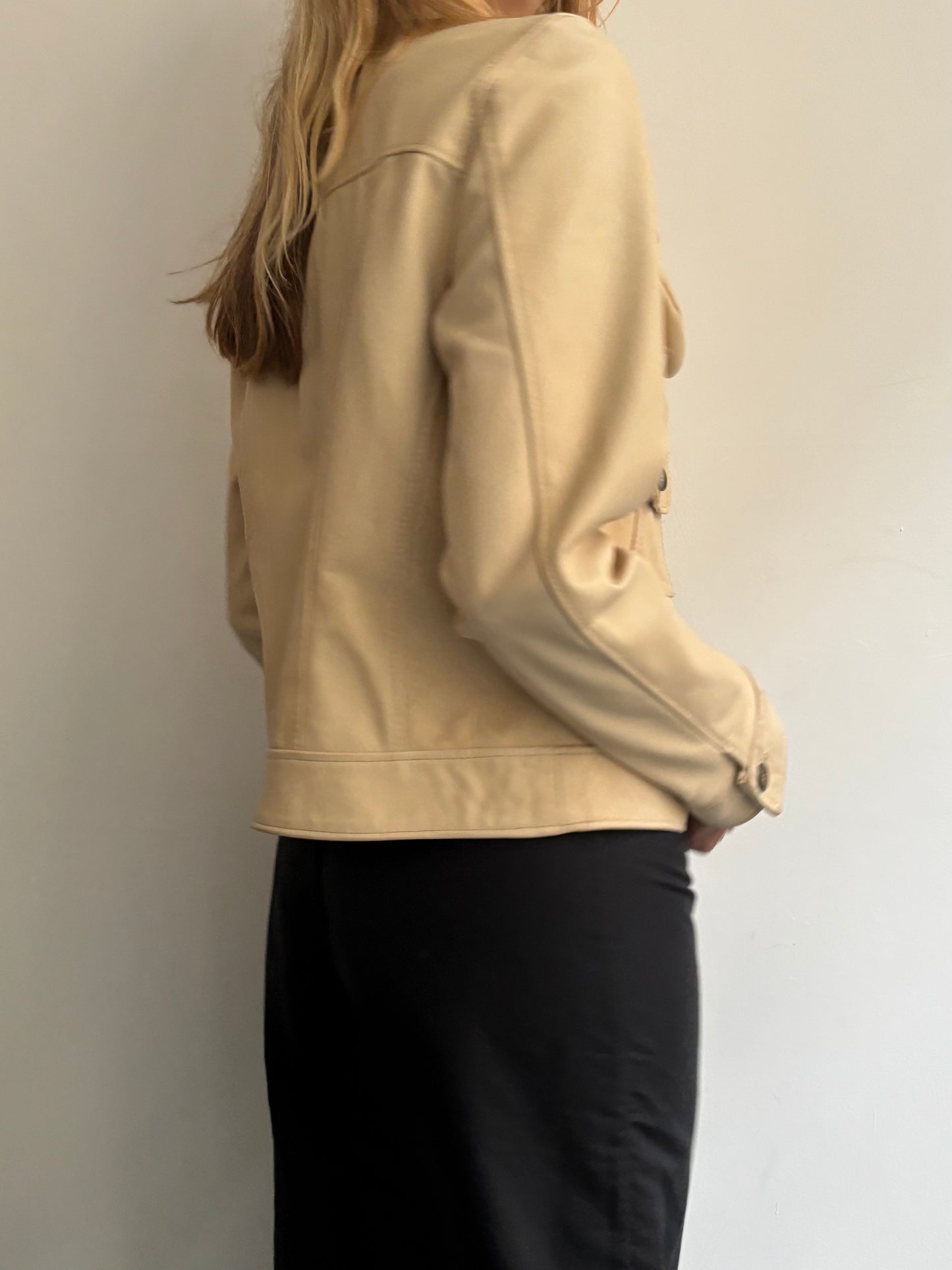 Cargo Leather Jacket