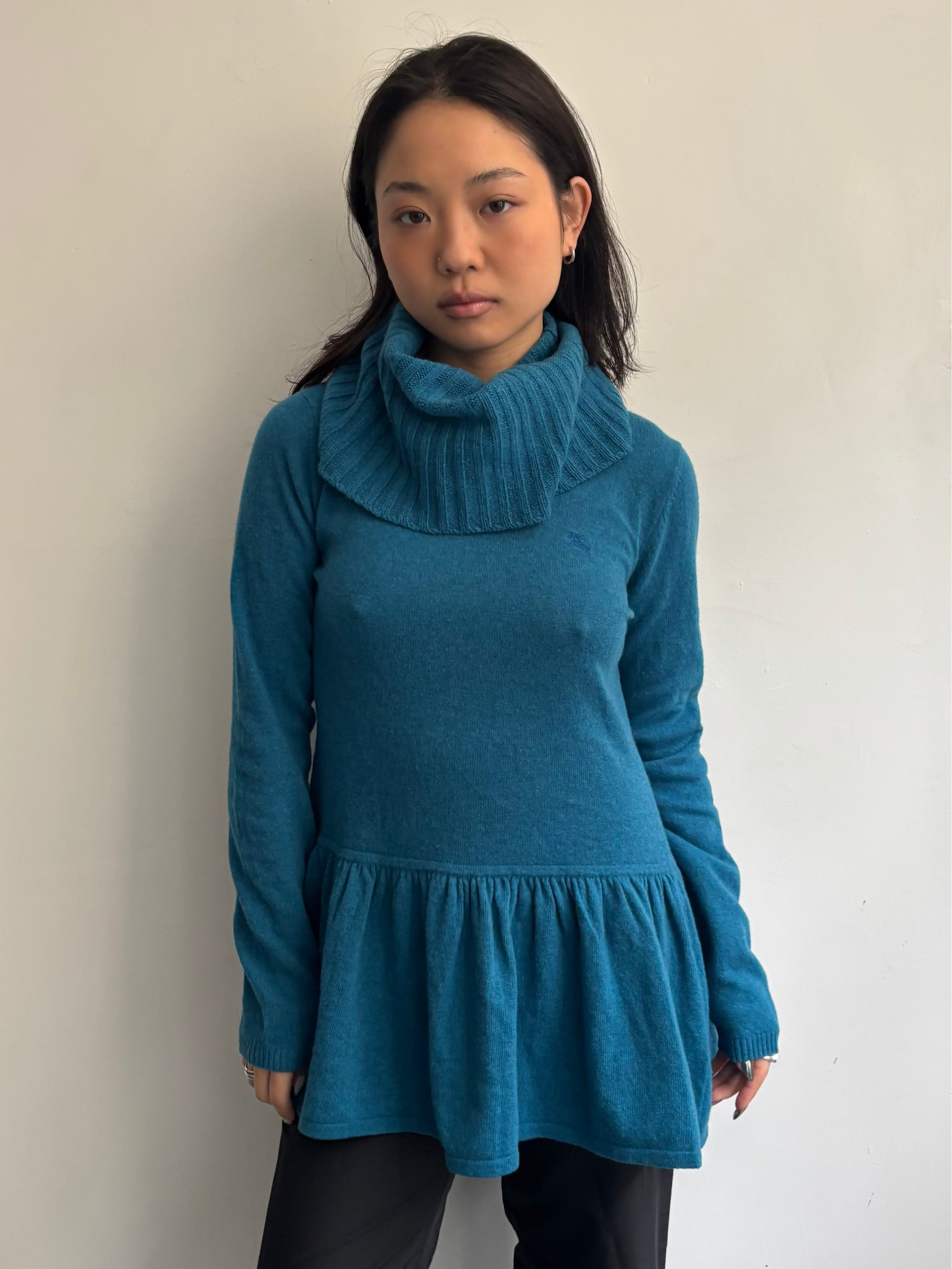 Burberry Chunky Roll Neck Dress