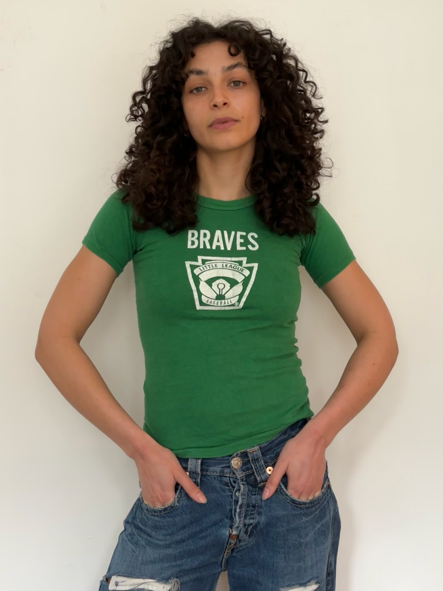 Vintage Green Baby Tee