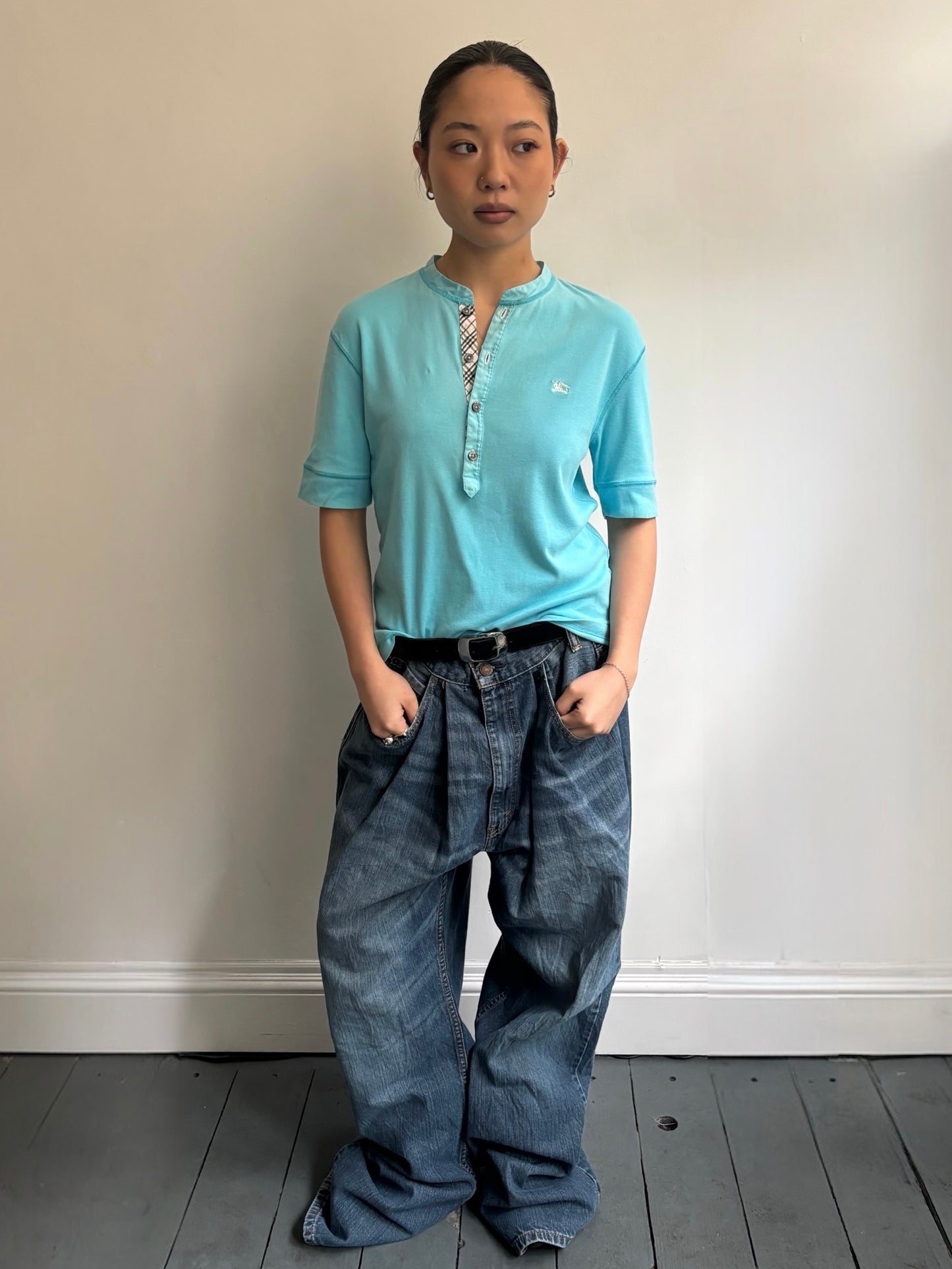 Bright Blue Burberry Tee
